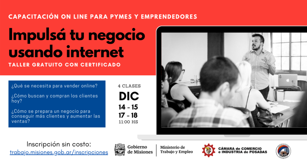 Capacitación online para Pymes y Emprendedores