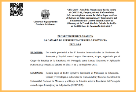 Jornada de Profesores de Portugués