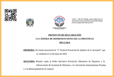 1.° Festival Provincial de Ajedrez de la Juventud